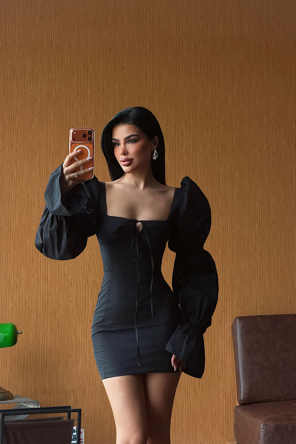 Siyah Seksi Zarif Işıltılı Resmi Bodycon Elbise