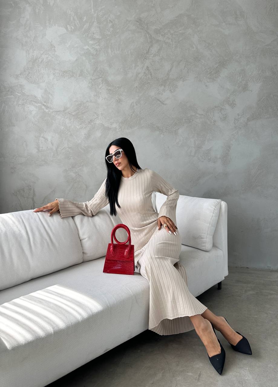 Triko Maxi Elbise