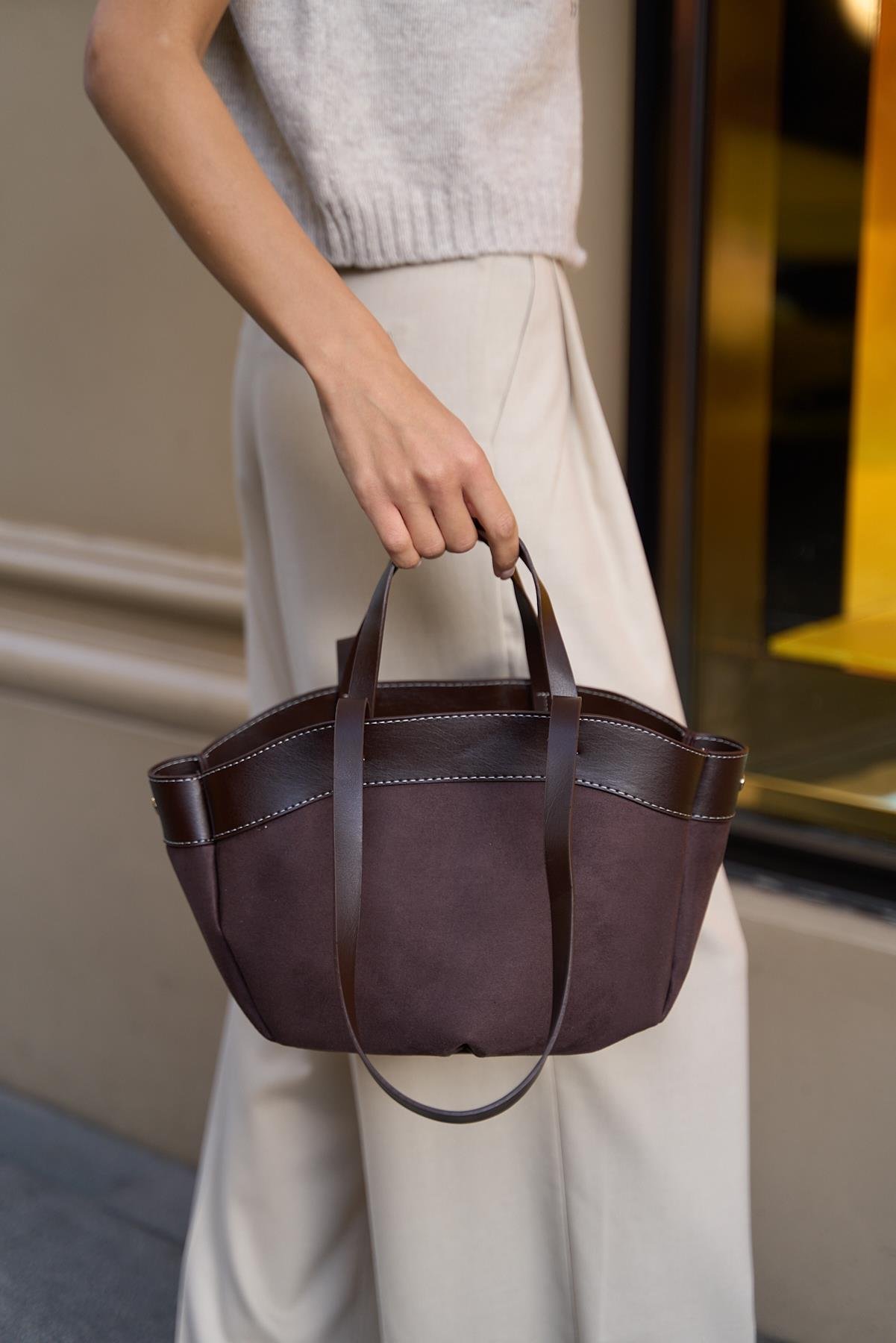 Bolso Shopper El Ve Omuz Çantası