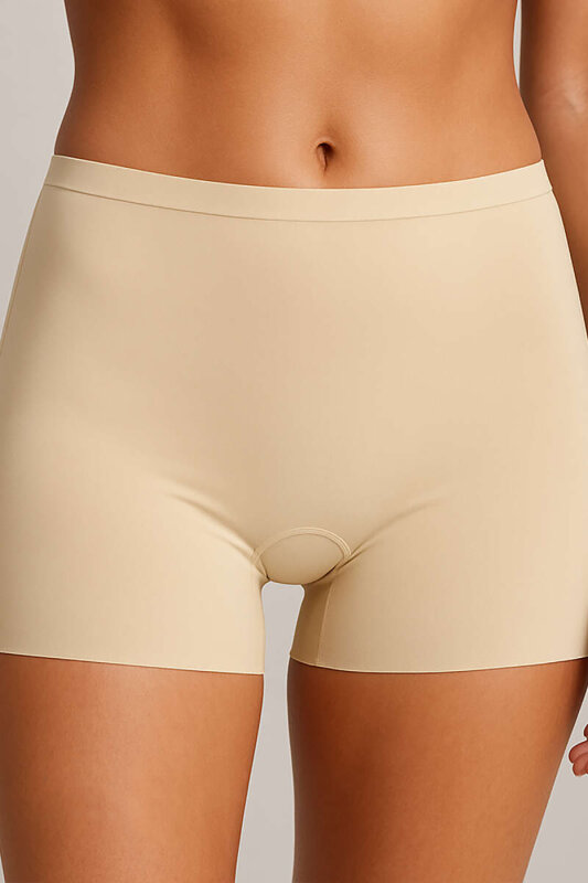 Ten Rengi Lazer Kesim İz Yapmaz Short