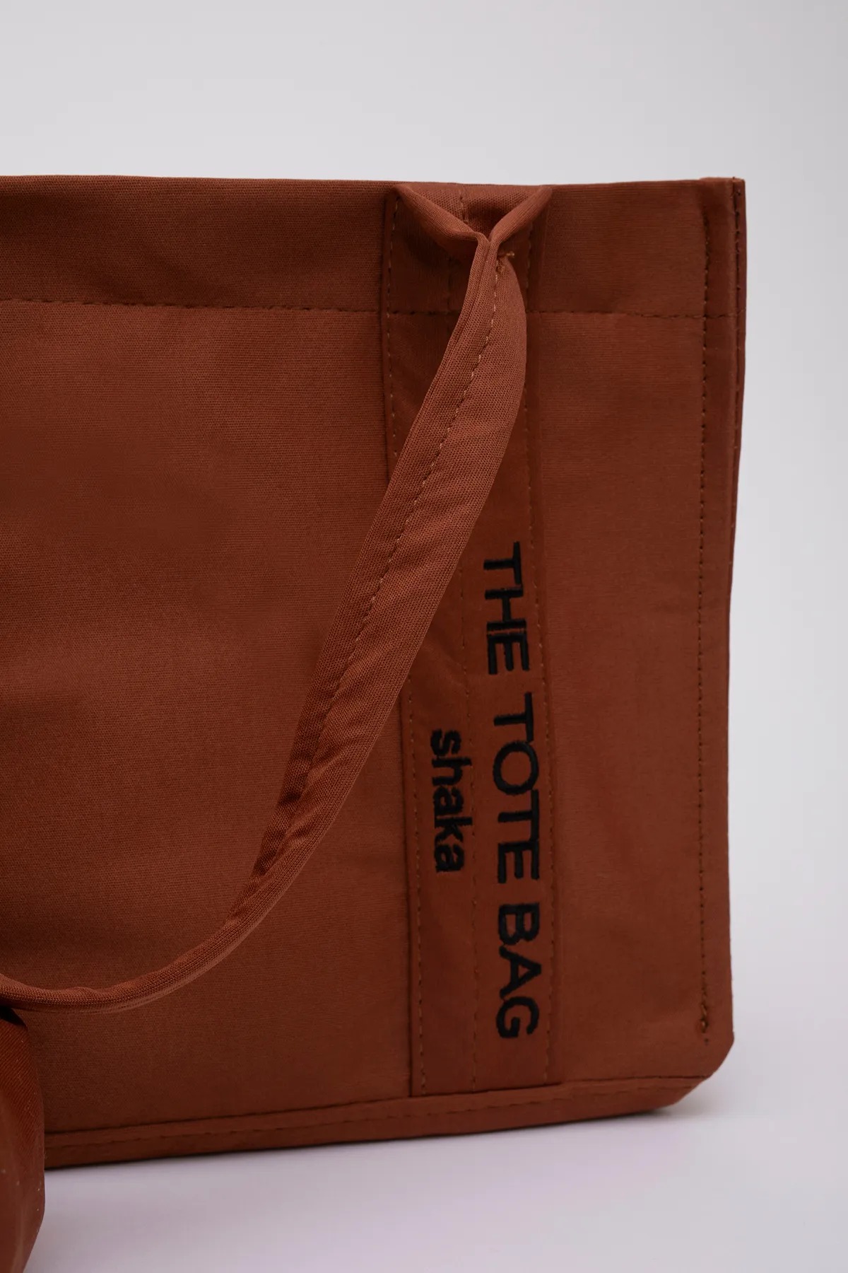 Çift Askılı The Tote Bag Nakış İşlemeli Makyaj Çantalı Kol Ve Omuz Çantası