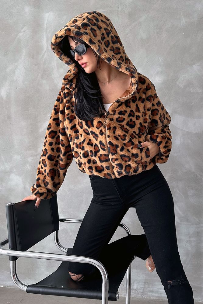 Camel Leopar Desenli Mont