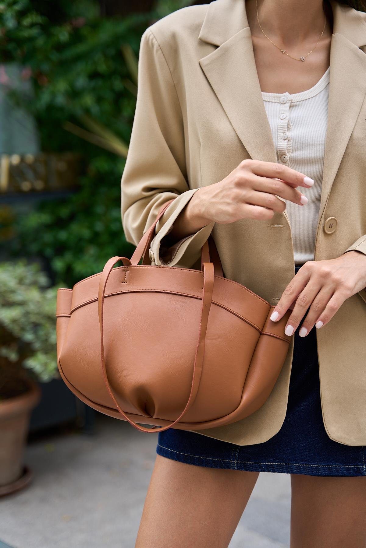 Bolso Shopper El Ve Omuz Çantası