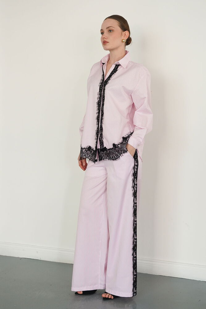 Pembe Zarif Palazzo Pantolon