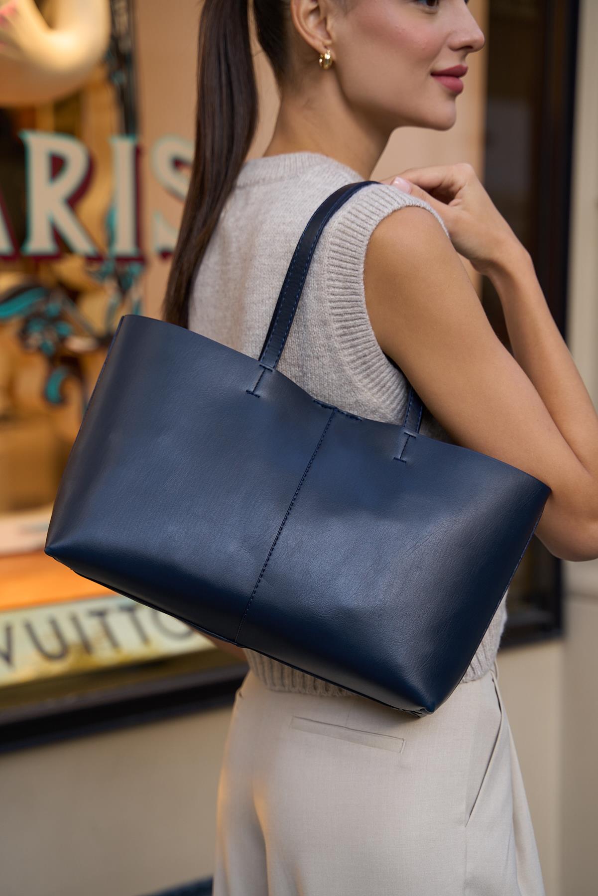 Minimal Tote El Ve Omuz Çantası
