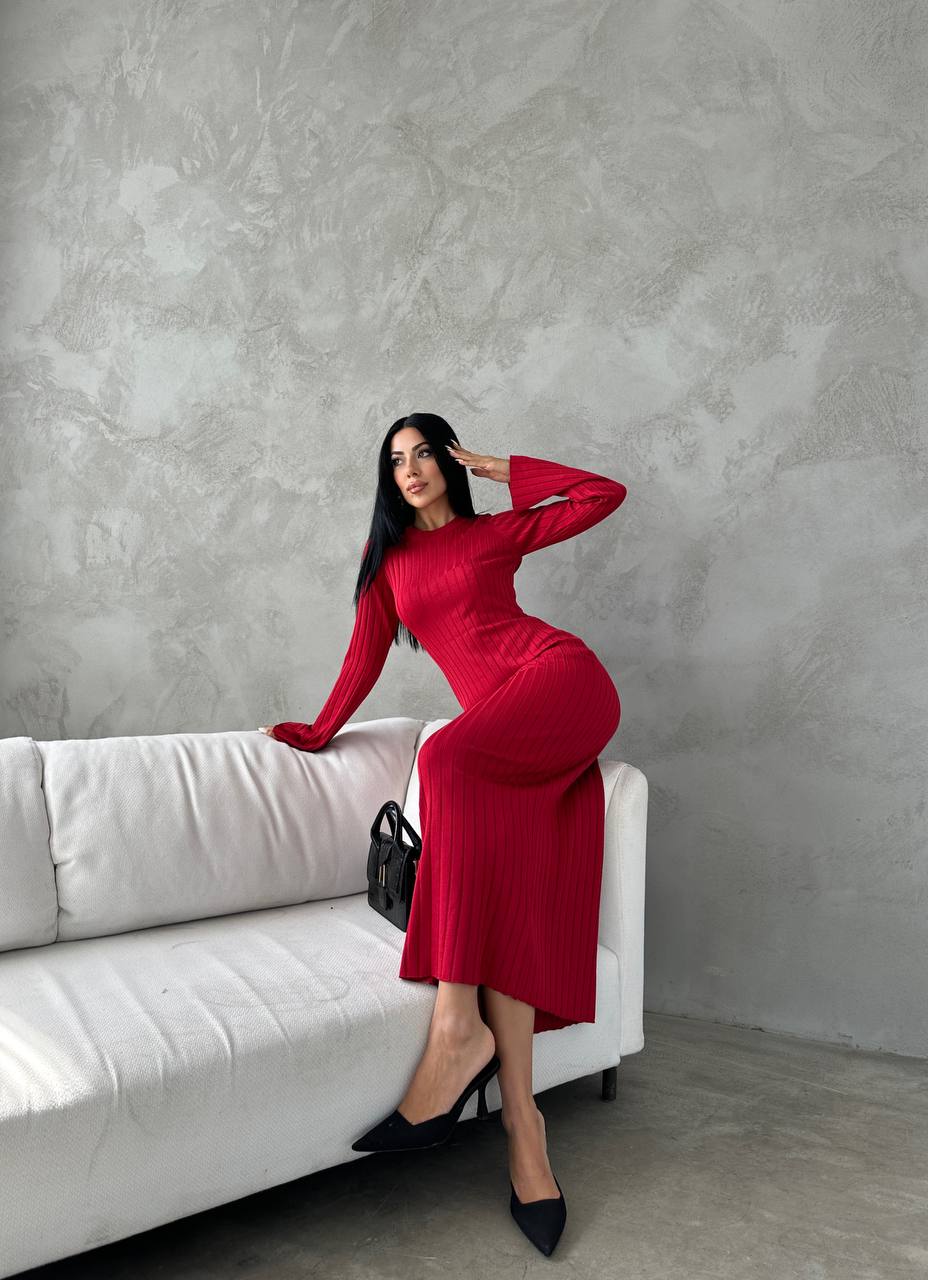 Triko Maxi Elbise