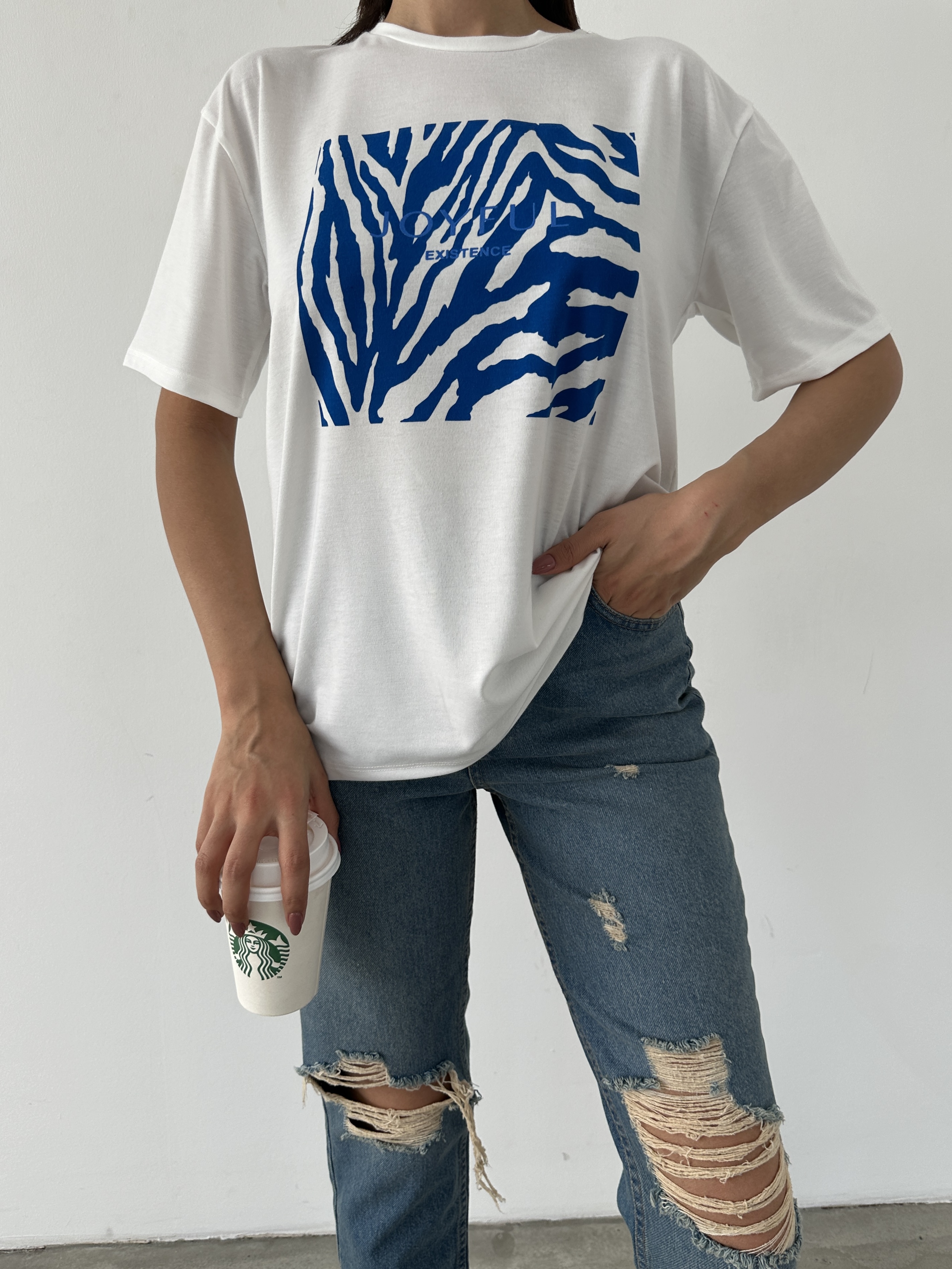 Baskılı Basic T-shirt