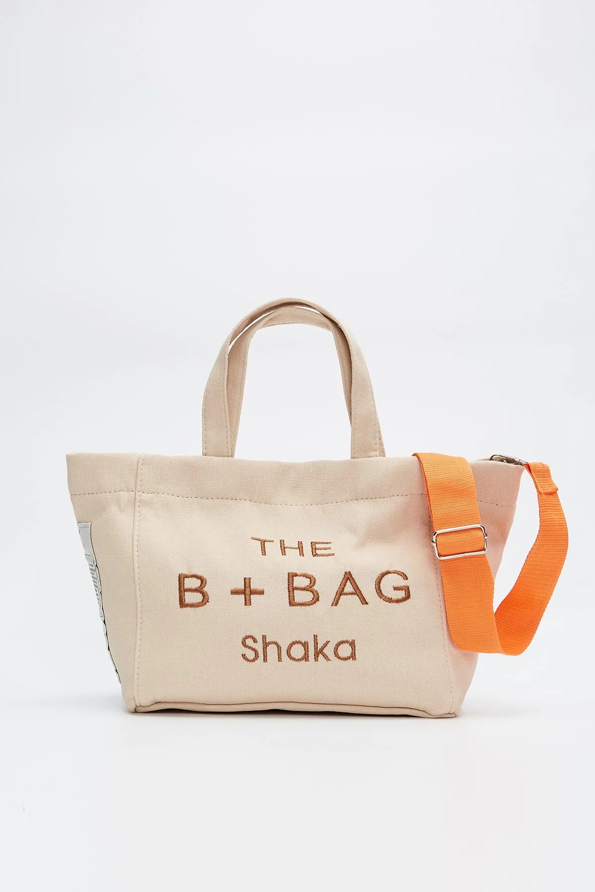 Kanvas B Bag Kolon Askı 2 Bölmeli El kol Ve Omuz Çantası