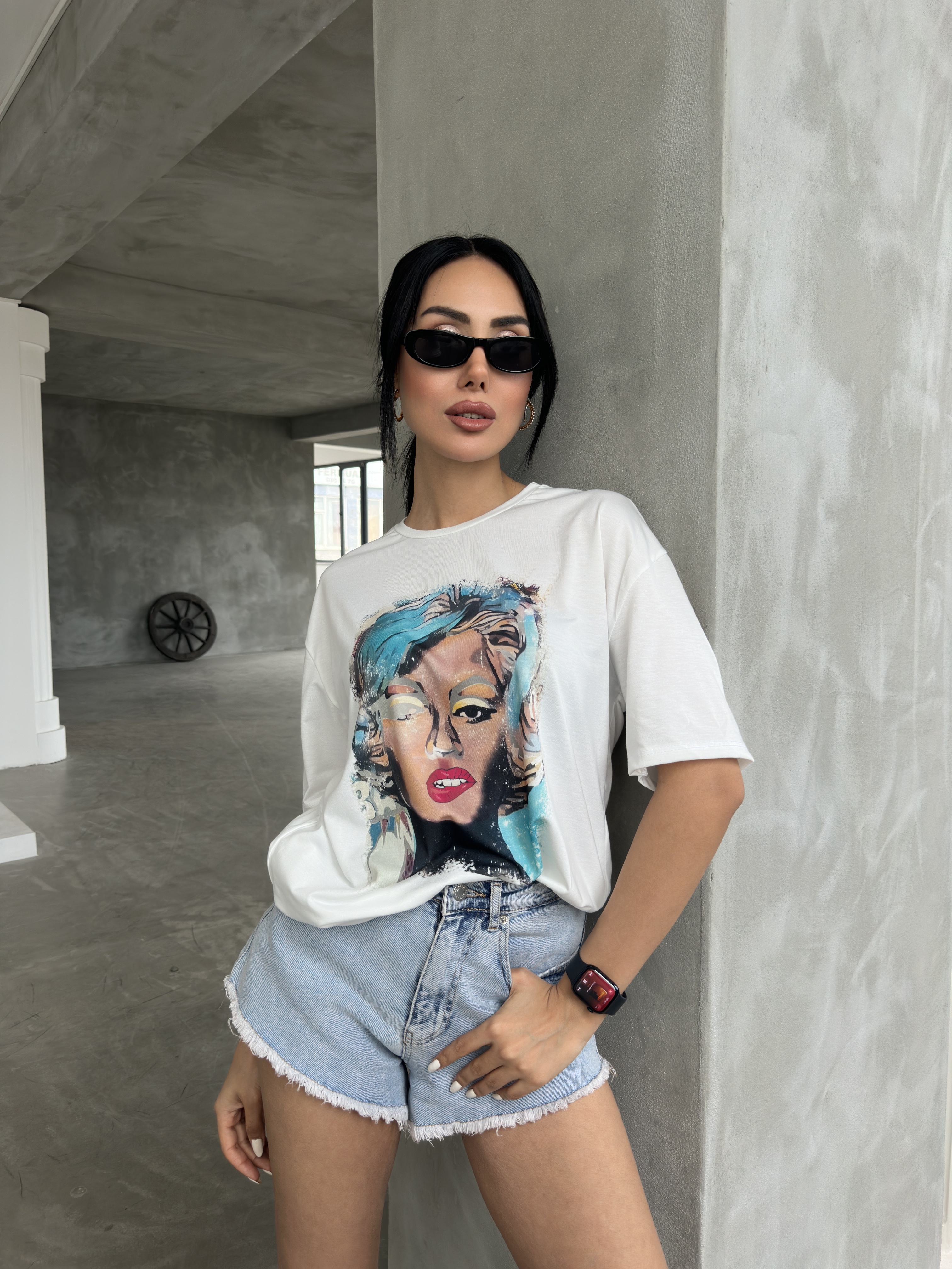 Marilyn Baskılı T-shirt