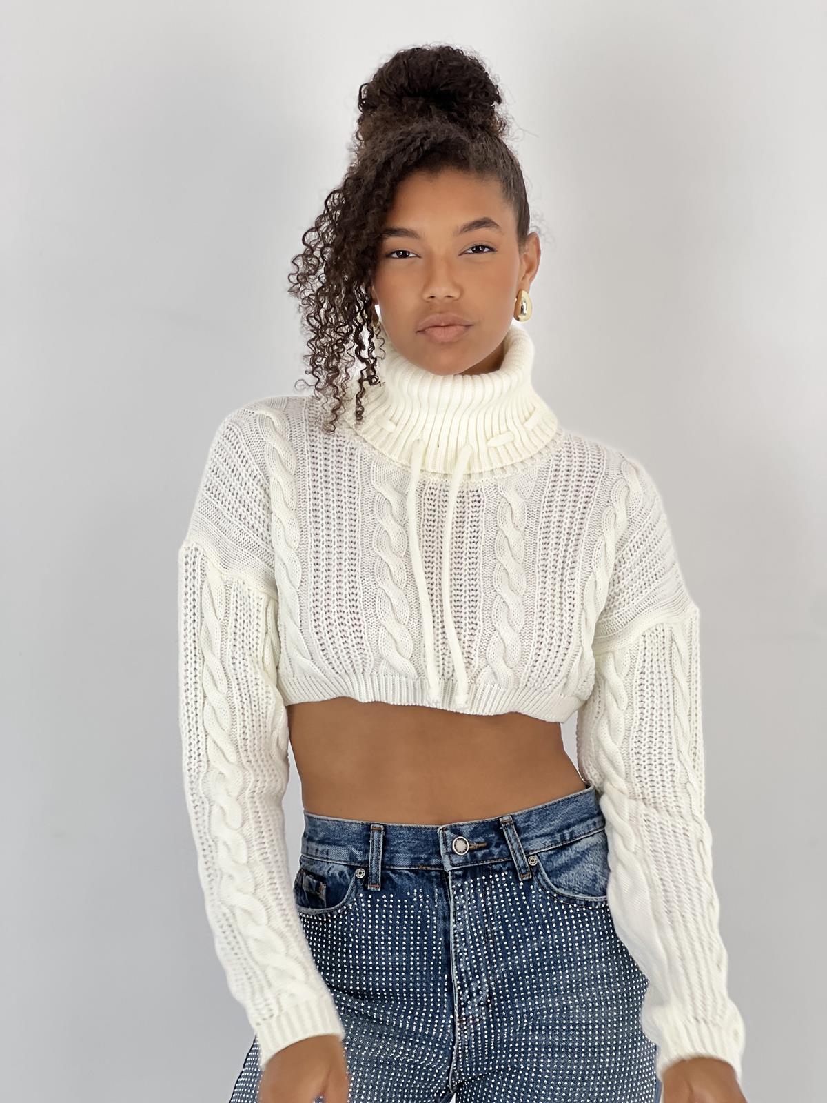 Crop Top Beyaz Gündelik Seksi Sokak Tarzı Boho