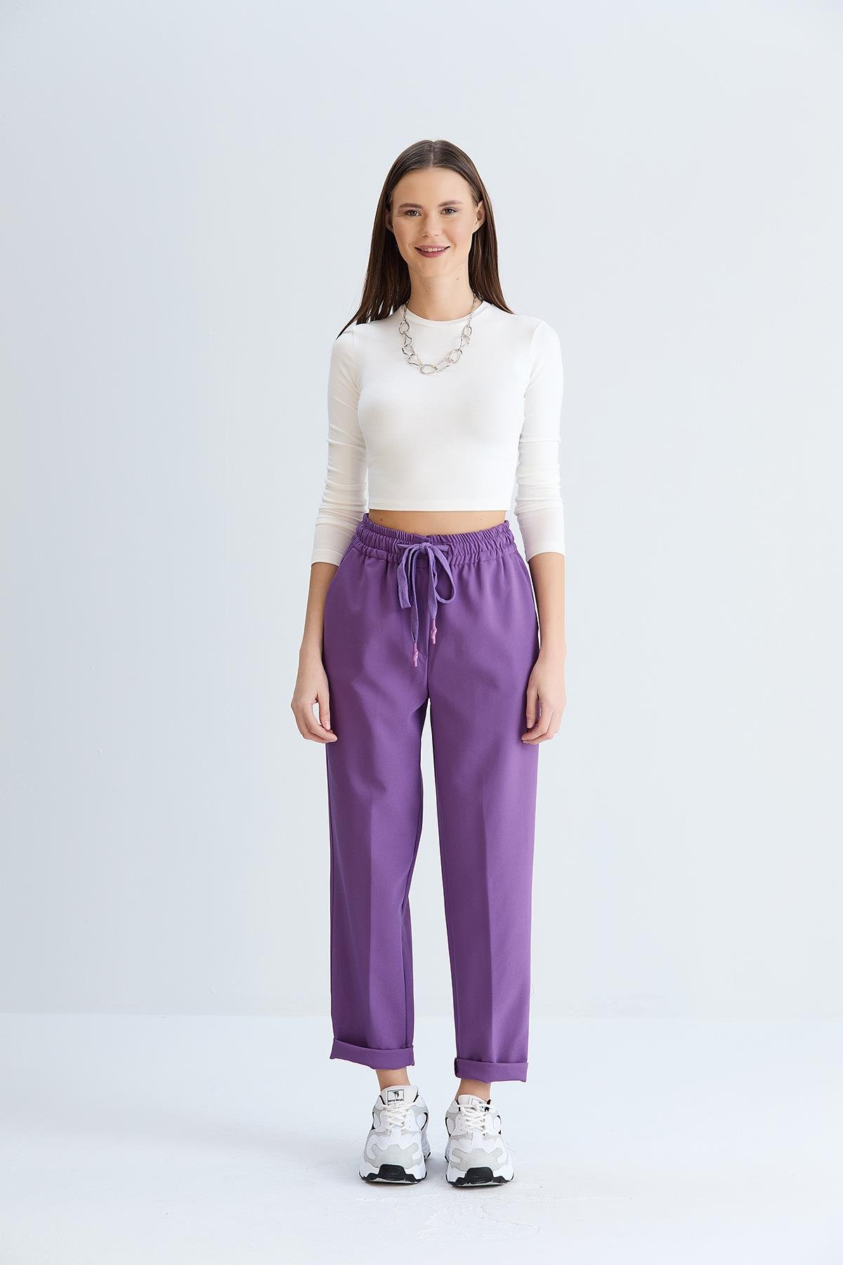 Neva Model Pantolon Mor