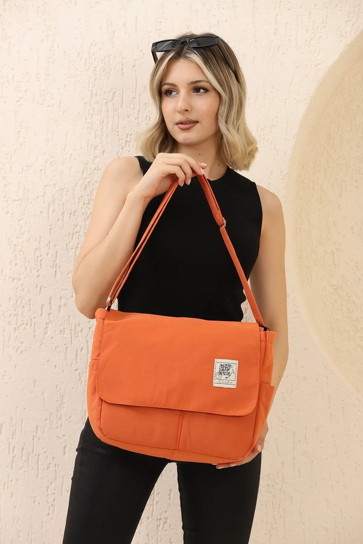 Postacı Model 5 Bölmeli Ayarlanabilir Askılı Günlük Unisex Kol Ve Omuz Çantası