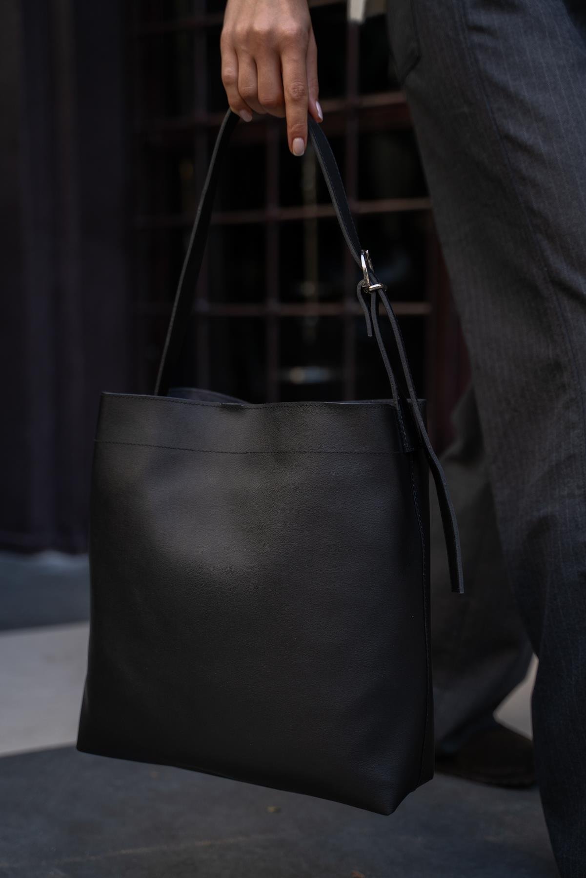 Urban Kısa Saplı Shopper  Çanta - Siyah