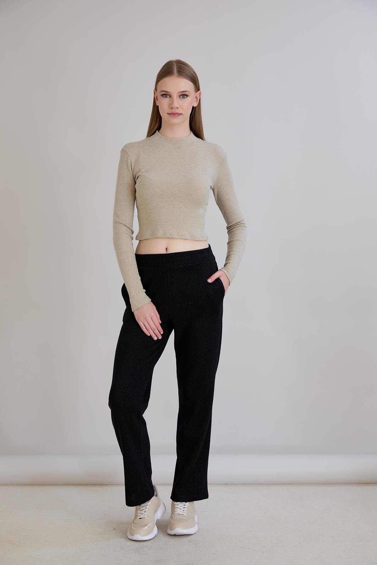 Siyah Günlük Spor Pantolon