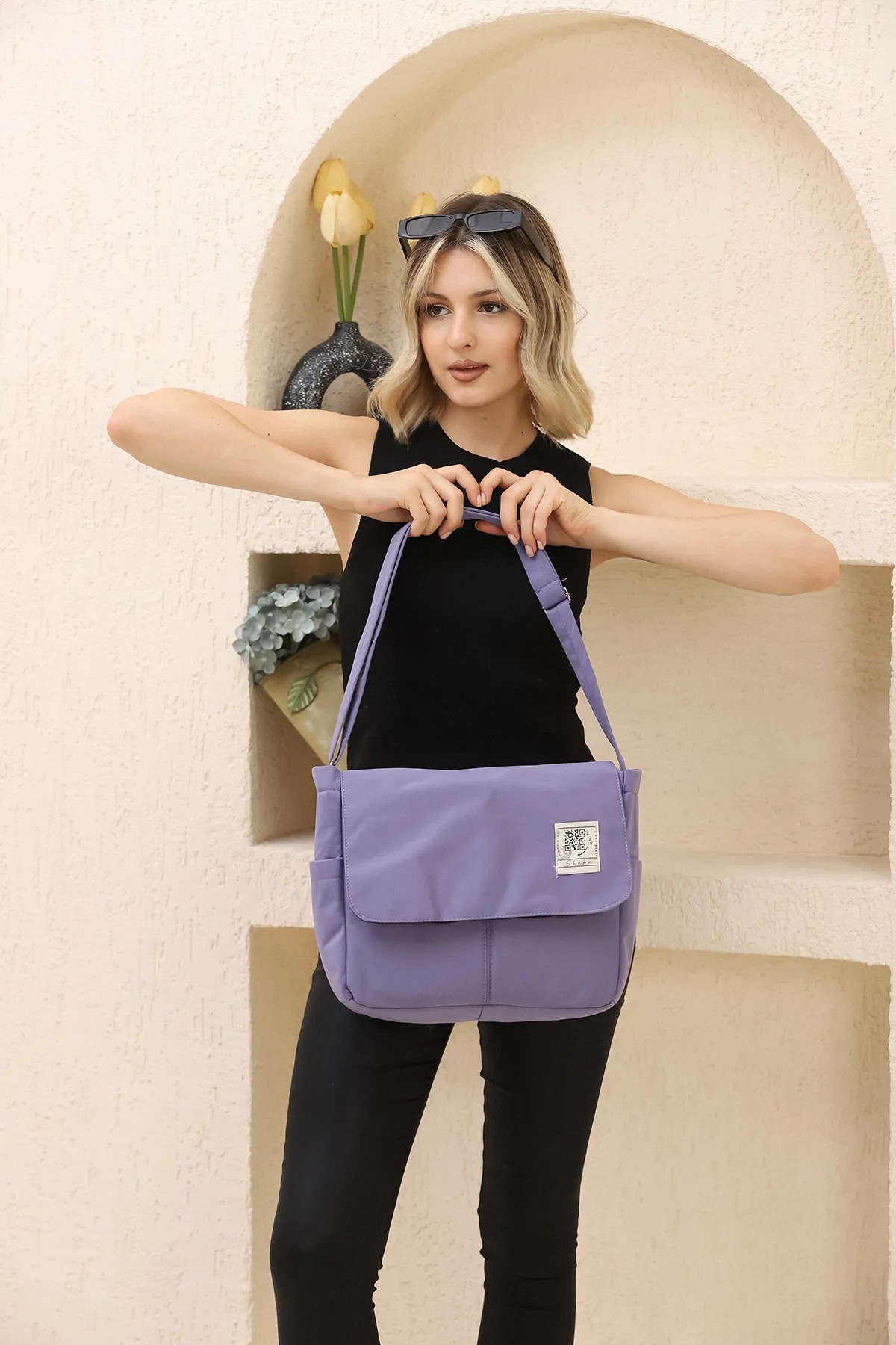 Postacı Model 5 Bölmeli Ayarlanabilir Askılı Günlük Unisex Kol Ve Omuz Çantası