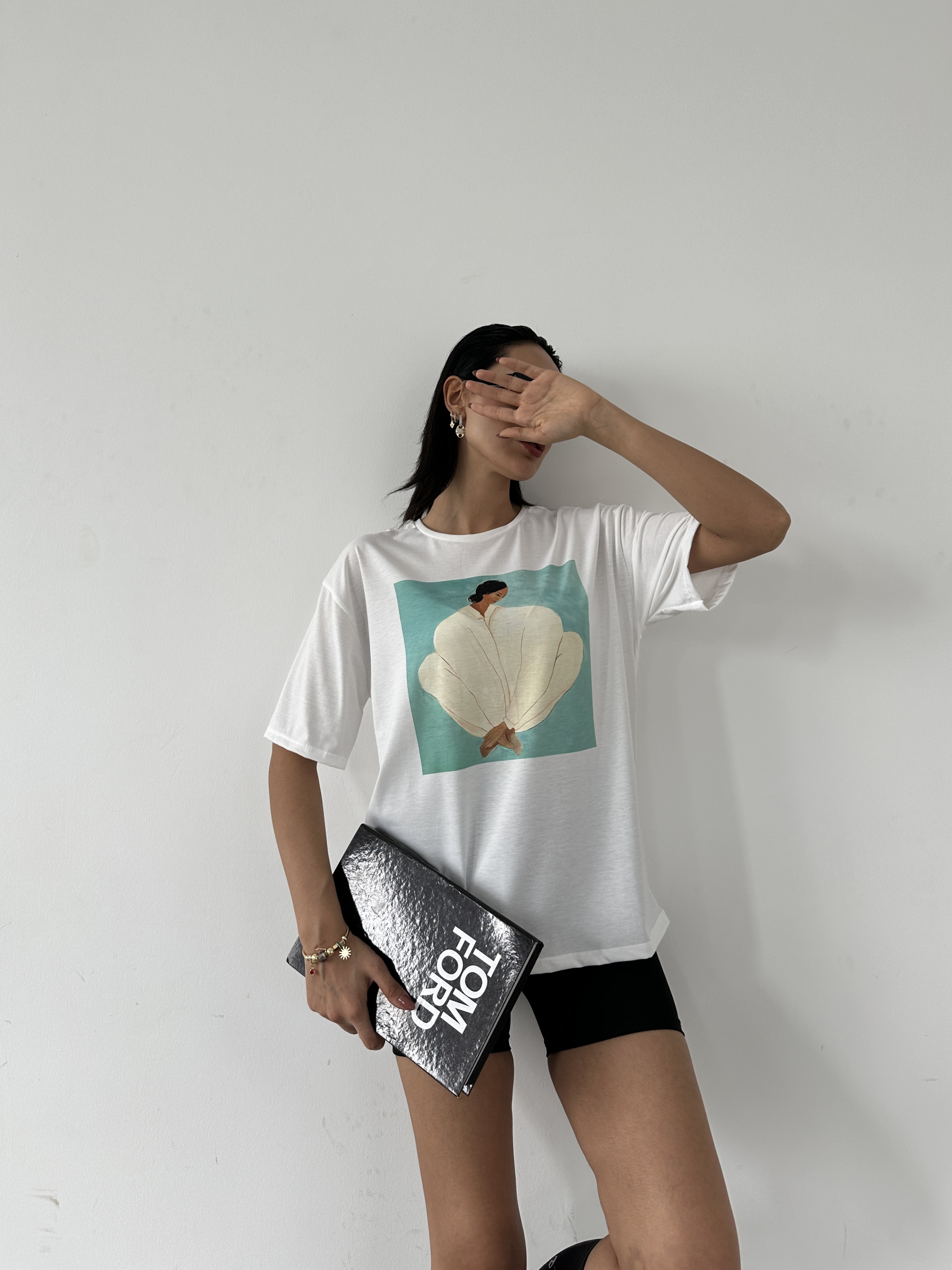 Baskılı Basic T-shirt