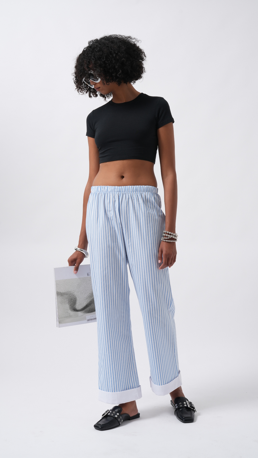 Mavi Gündelik Culottes Pantolon