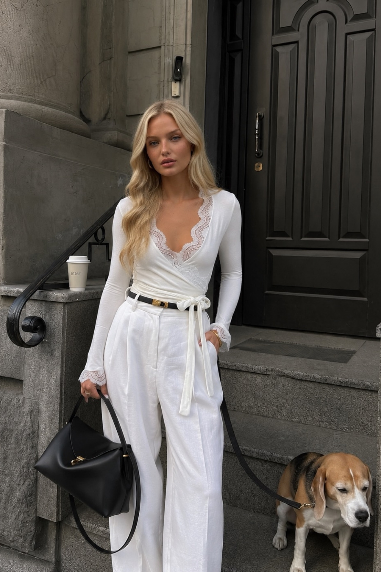 Beyaz Dar Kalıp Seksi Zarif Resmi Nostaljik Bluz