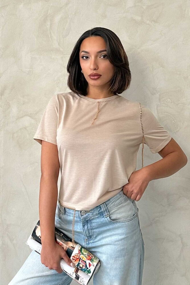 Taş D 2629 Çoban Dikişli Tişört