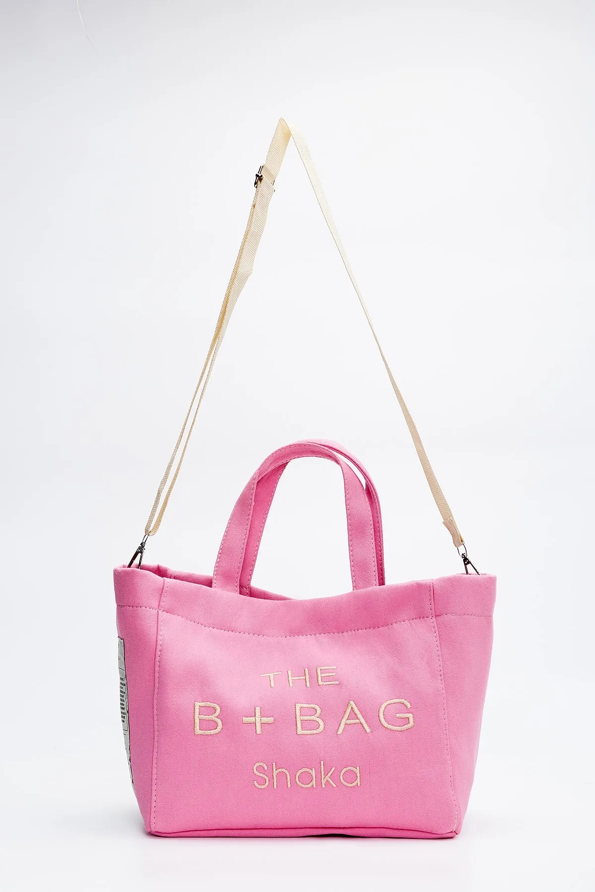 Kanvas B Bag Kolon Askı 2 Bölmeli El kol Ve Omuz Çantası