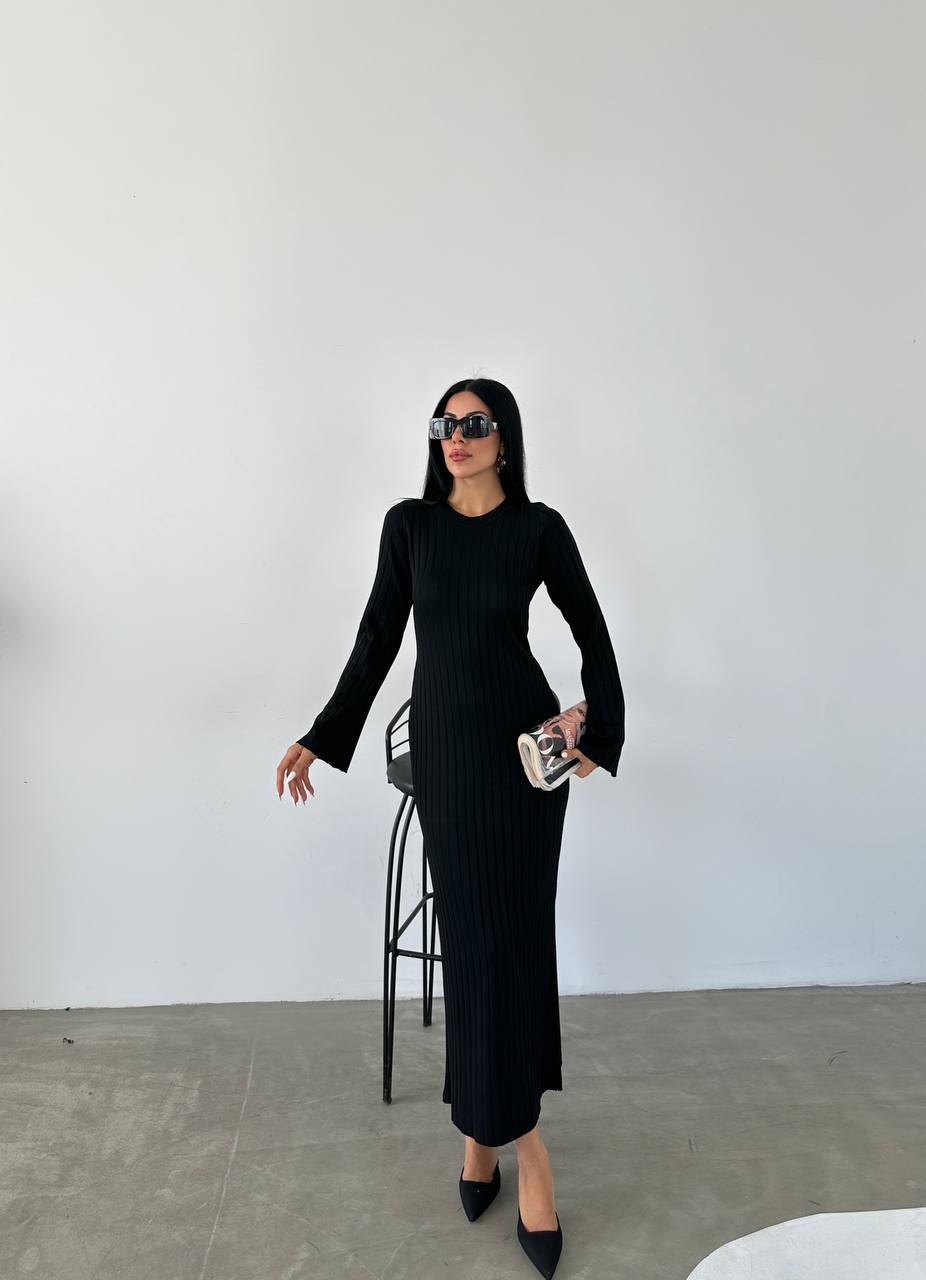 Triko Maxi Elbise