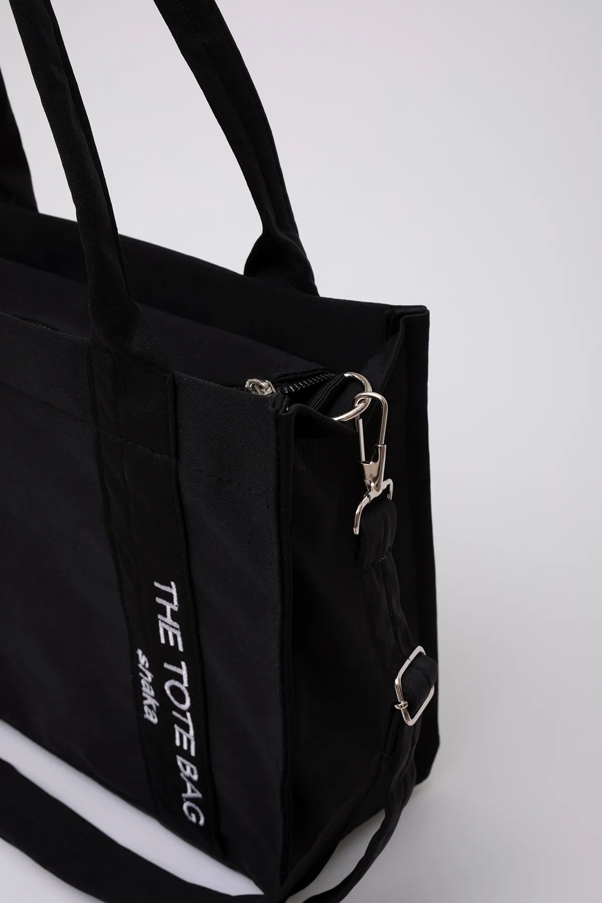 Çift Askılı The Tote Bag Nakış İşlemeli Makyaj Çantalı Kol Ve Omuz Çantası